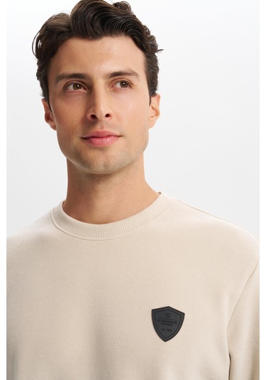 Arma Erkek Regular Fit Karbon Fırçalı Selanik Kumaş Bisiklet Yaka Süs Etiketli Kazak K30124698802 Bej Arma Erkek Regular Fit Karbon Fırçalı Selanik Kumaş Bisiklet Yaka Süs Etiketli Kazak K30124698802 Bej