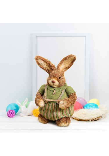 Suntek Tavşan Heykeli Bahçe Dekor Paskalya Tavşanı Heykelcik