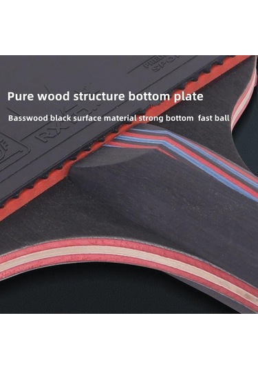 Lokı X2 1pcs Cs/short Handl Lokı X1/x2/x3 Ittf Ping Pong Sopası Profesyonel Raket Yüksek Esneklik Sünger Kauçuk Ping Pong Sopası Raket Çantası İle