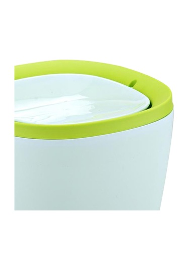 Homyl Plastik Mini Çöp Kovası Kül Kutusu Masaüstü Yeşil Yeşil