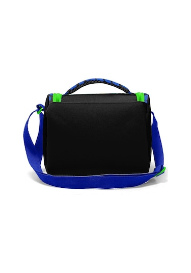 Coral High Kids Siyah Saks Ejderha Desenli Thermo Beslenme Çantası 11866