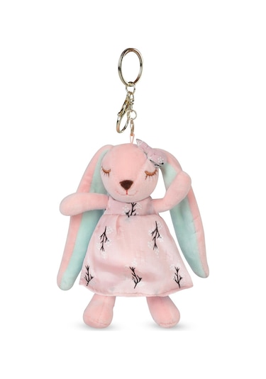 Peluş Anahtarlık - Pembe Standart Pembe