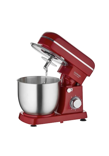 Lorenzo 1040 Master Plus Stand Mikser Şef Kırmızı