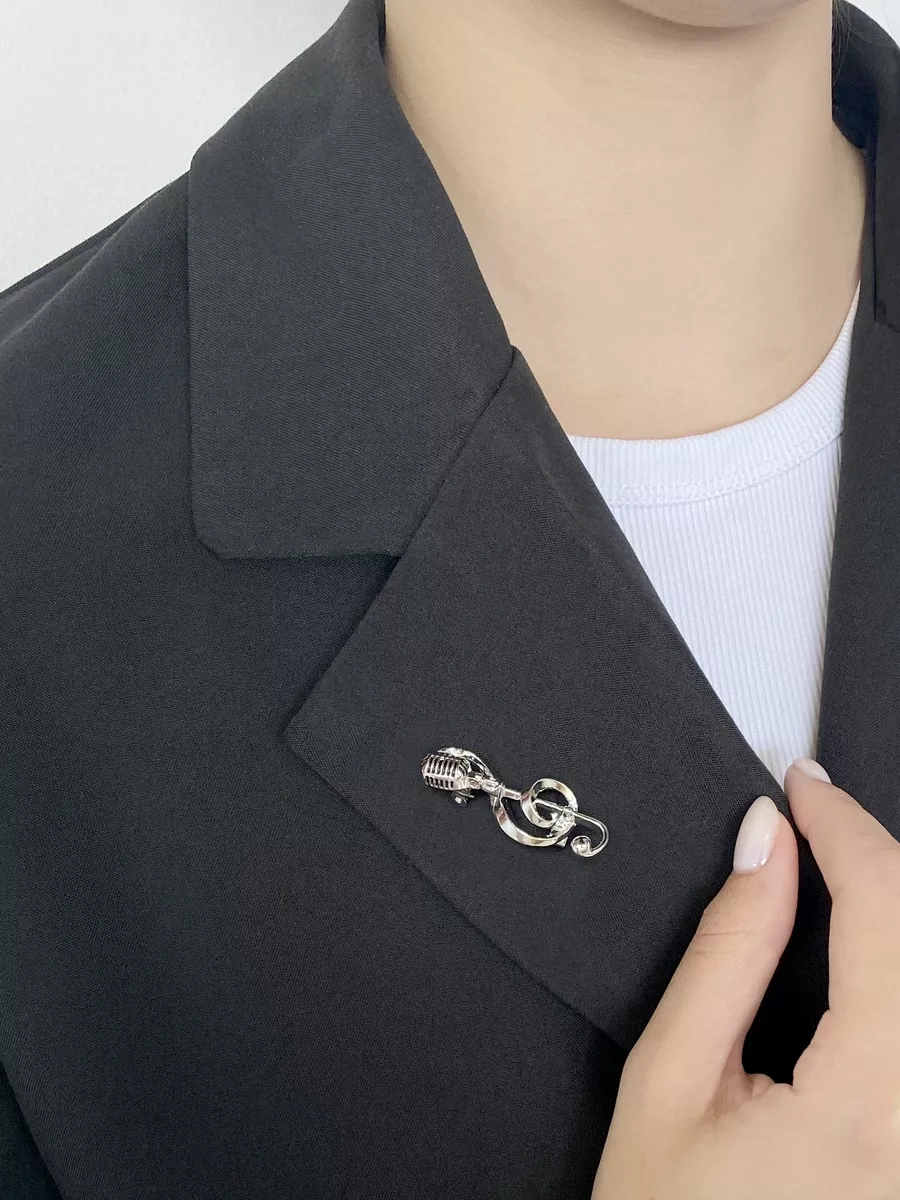 Queen Fair Elbise İçin Kadın Şık Broş 12404513 Siyah