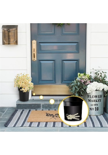 Gizli Saksı Kasa Para Kutusu, Anahtarlık, Gizli Bölmeli - Ulzyvf