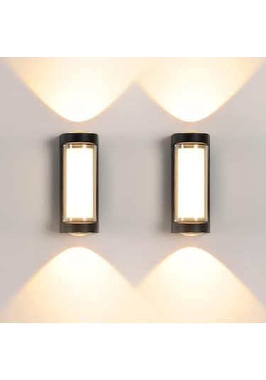 Dekoratif 3 Yönlü Led Aydınlatma 9w 3200k Gün Işığı İç Ve Dış Mekan Cata Lara Led Aplik Diğer