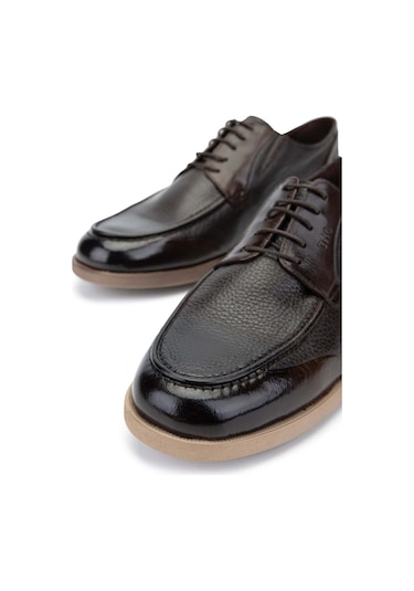 Tamer Tanca Erkek Hakiki Deri Casual Ayakkabı 537 3391 Erk Ayk Y24 Khv Fltr/bfl Kahverengi