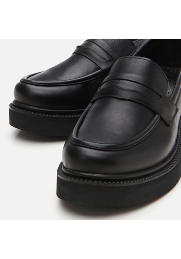 Hotiç Hakiki Deri Siyah Kadın Loafer 01ayh306700a100 Siyah-black Siyah