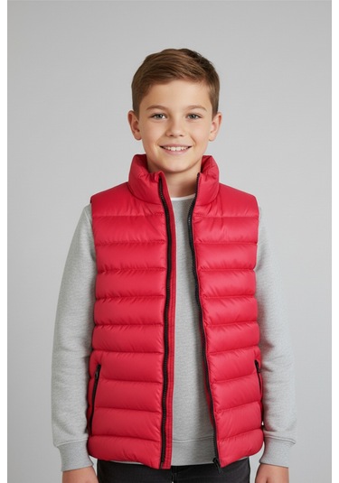Erkek Çocuk Kırmızı Şişme Yelek Kırmızı