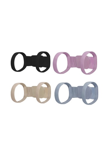 Sones 3 Adet Görünmez Nefes Alabilir Kambur Karşıtı Duruş Düzeltme Kemeri, Beden: S Gri