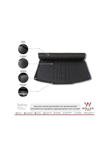 Skoda Octavia Bagaj Havuzu 2021 Sonrası 3D Wöller Ultrafl