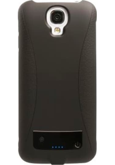 Samsung Galaxy S4 Mini Şarjlı Kılıf Sert Arka Kapak/Kılıf Siyah