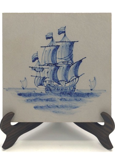 Hollanda Deseni Baskılı Mdf Masaüstlük 10x10 609