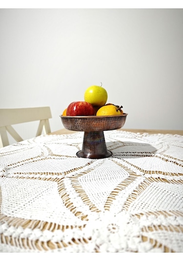 Modabakir Ayaklı Sunumluk, Meyve Sepeti Bakır