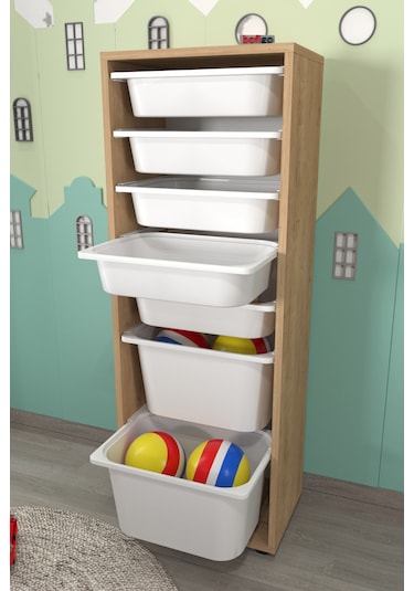 Bofigo 7 Sepetli Dolap Çok Amaçlı Dolap Oyuncak Dolabı Pera Safir Açık Kahverengi Bofigo 7 Sepetli Dolap Çok Amaçlı Dolap Oyuncak Dolabı Pera Safir Açık Kahverengi