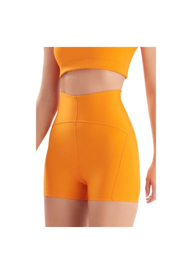 Josejuan Kadın Spor Şort Toparlayıcı Sıkılaştırıcı Yüksek Bel 7500-turuncu Turuncu