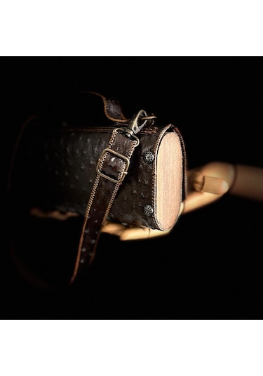 Hakiki Deri, El Yapımı Bayan Çanta, Bayan Cüzdan Larissa V37 Acı Kahverengi