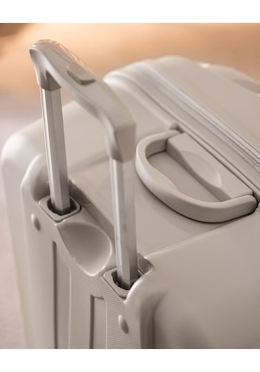 Madame Coco Huitre Valiz/bavul - Bej - Büyük Boy 8684427033920 Ekru