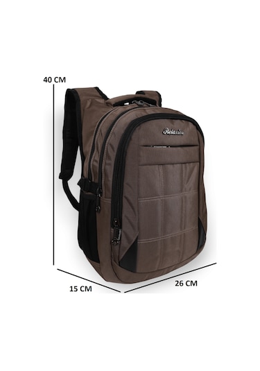 Konfores 1552 Unisex Anatomik Sırt Okul Çantası Kum