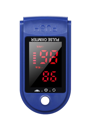 Xindoker Parmak Ucu Nabız Oksimetresi - Spo2 Ve Nabız Hızı Ölçer, Lcd Ekranlı, Ev Ve Seyahat Kullanıma Uygun, Pil Dahil Değil