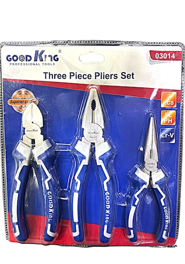 Good King Profesyonel Pense Seti 3 Parça 8 İnç