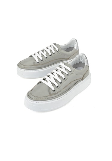 Ziya, Kadın Hakiki Deri Sneaker 1511035z6200 Açık Gri 1511035z6200 430 Açık Gri