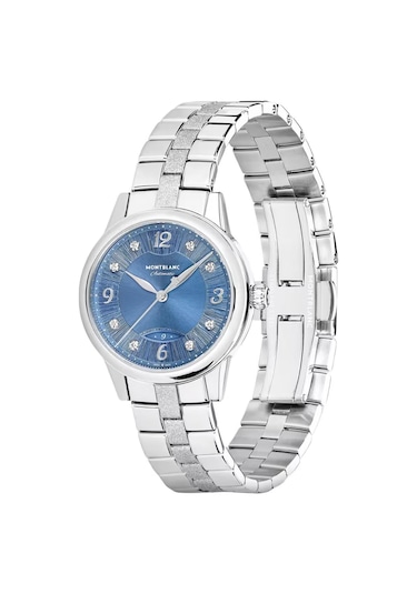 Montblanc Boheme Automatic Date 30 Mm Otomatik Saat 134341 Mavi