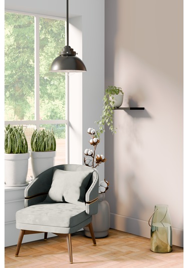 Yankı-BYEG 20 cm Mat Siyah Mdf Duvar Rafı Gizli Bağlantı Çiçeklik