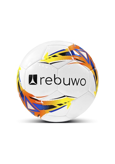 Rebuwo 5 Numara Sert Zemin Futbol Topu Halı Saha Topu Turuncu