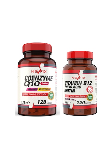 Coenzyme 200 MG 120 Tab.Vitamin B12 Folic Acid Biotin 120 Tablet