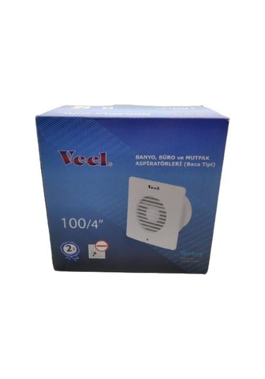 Veel Banyo Büro ve Mutfak Aspiratörleri Baca Tipi 12W 100Mm