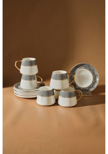 Karaca  Globe 6 Kişilik Kahve Fincanı Takımı 80 ml