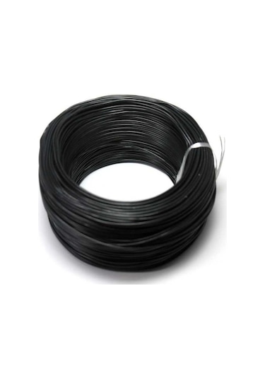Robotistan Tek Damarlı 24 AWG Siyah Montaj Kablosu 100 M