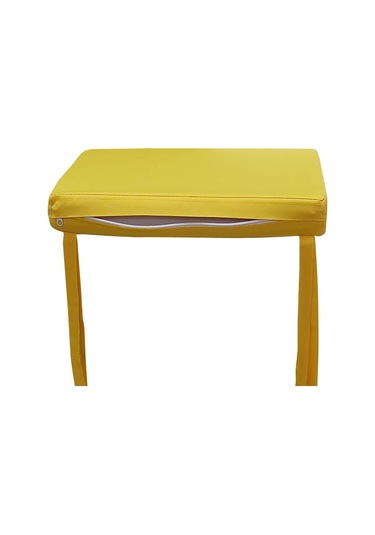 Mirzade 6 Adet Hera Siesta Minder Su Geçirmez Kumaş 5 Cm Gri Sünger-sarı - 40 40