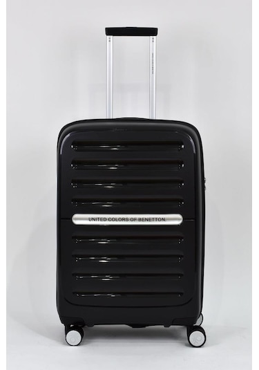 Benetton Büyük Boy %100 Polipropilen Valiz Siyah Bnt1000 Siyah