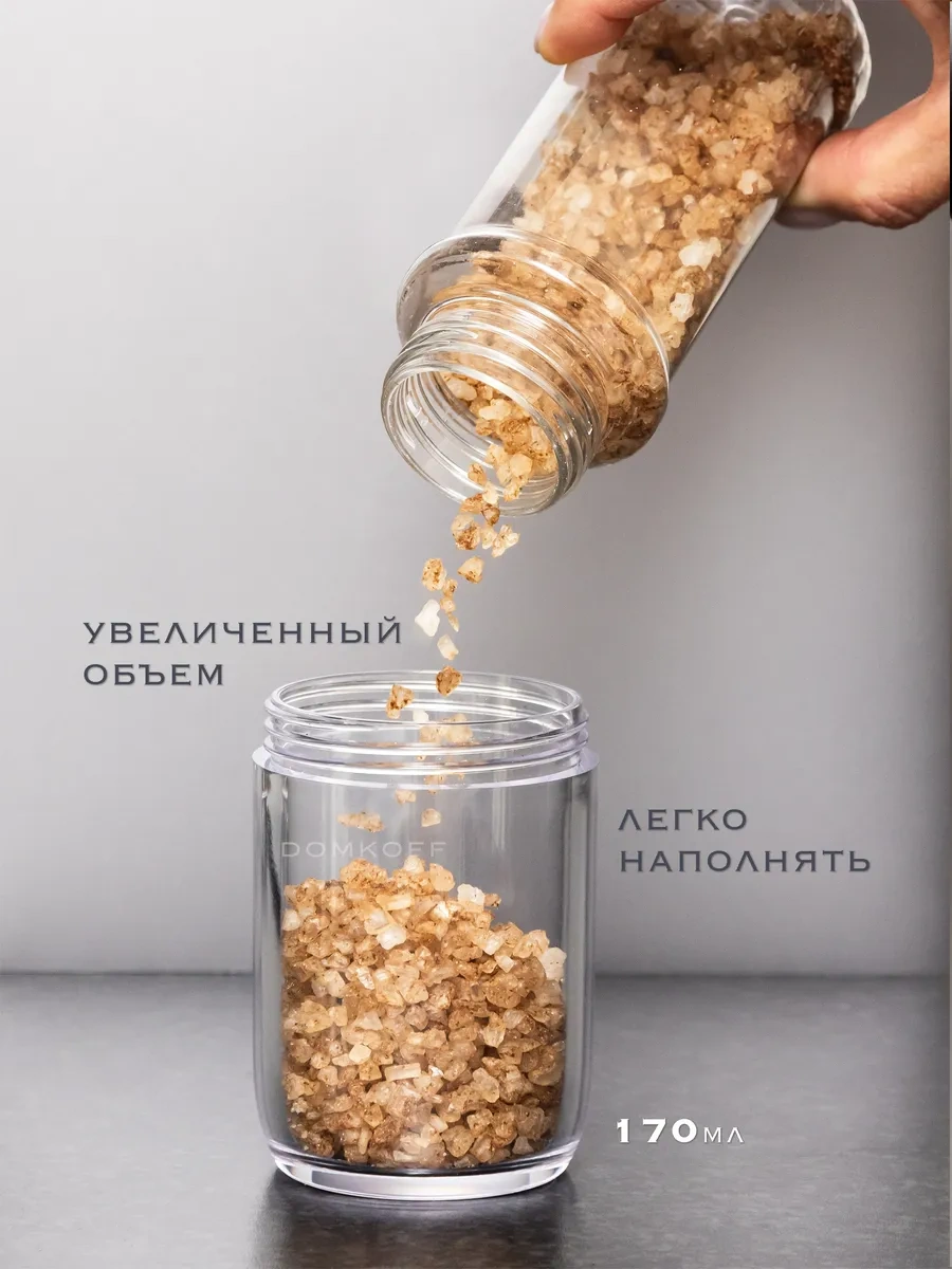 Domkoff Elektrikli Baharat Değirmeni 421837239 Siyah