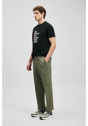 Lufian Good Modern Grafik T- Shirt Siyah Siyah 111020290100100