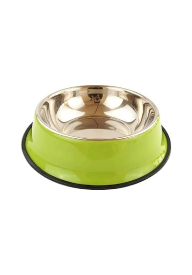 Haoer Kedi Köpek Paslanmaz Renkli Çelik Mama Kabı 16 CM