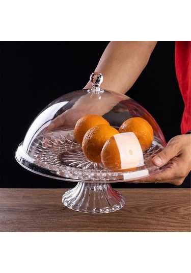 Kapaklı Taşınabilir Toz Geçirmez Kek Standı B Diğer