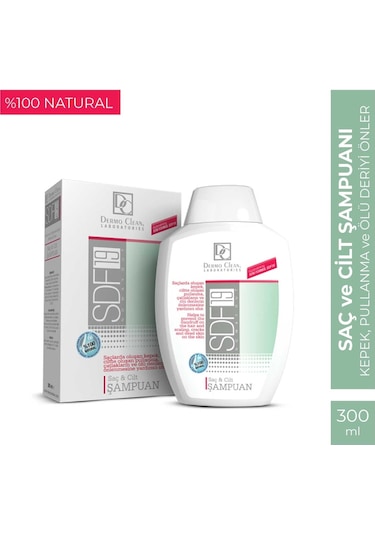 Dermo Clean SDF19 Saç ve Cilt Şampuanı 300 ML