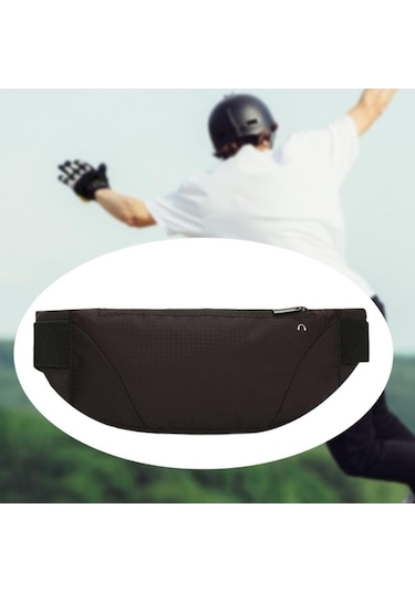 Pazly Bel Paketi Çantası Siyah Telefon Tutucu Alışveriş Çantası Siyah