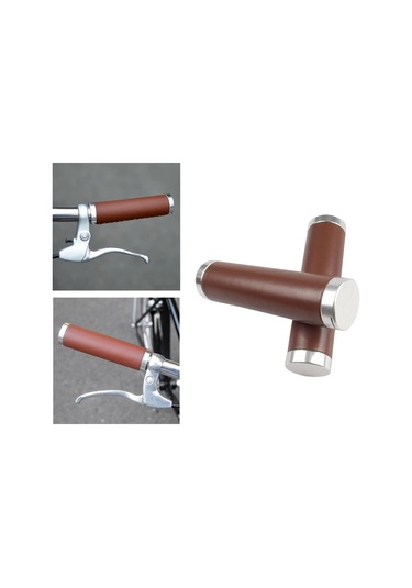 Suntek 2 Parça Bisiklet Kolu Sapları Kaymaz Şok Yedek B Çok Renkli