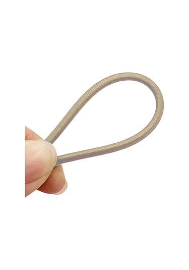 Bej Renk 5 Metre 2 Mm Yuvarlak Lastik