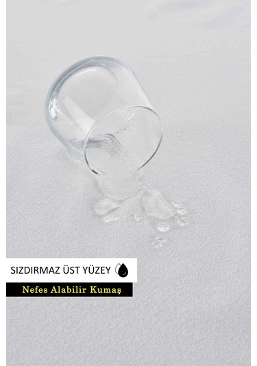 Micro Classic Sıvı Geçirmez Köşe Lastikli Ped Tek - Çift Kişilik Beyaz