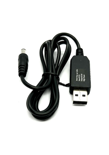 Usb 5v - Dc 9v Dönüştürücü Volatj Yükseltici Güç Kablosu