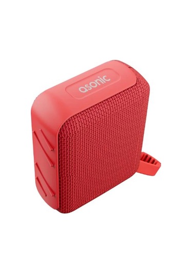 Asonic As-03 Kırmızı Usb-tf-tws-bluetooth Destekli 5w 1200mah Type-c Speaker