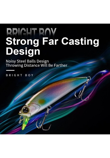 Krallık Batan Minnow Wobblers 45/60mm 3.6/7g Uzak Döküm Balıkçılık Cazibesi Pike/alabalık/bas Crankbaits Ince Vücut Sert