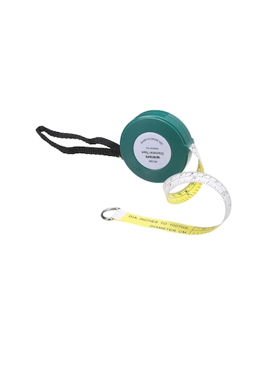 Geri Çekilebilir Mezura 2000mm Pvc79 İnç Ağaç Cetvel Metre Ölçü Bantları Bahçe Ağaç Çapını Ölçmek İçin Pratik Bir Araç
