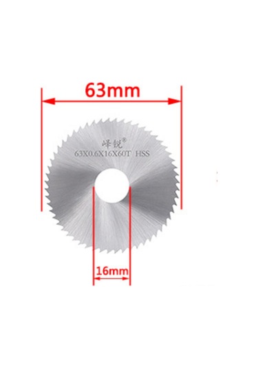 Geeroyoo 63mm Çelik Testere Bıçağı - İnce Ahşap Ve Plastik Kesme İçin 2'li Set, Dıy Model Yapımı