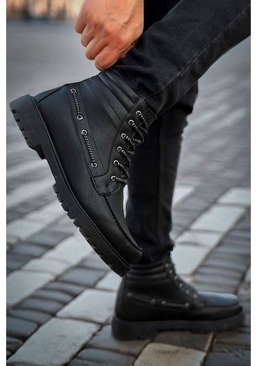 Big King Erkek Klasik Bot Siyah